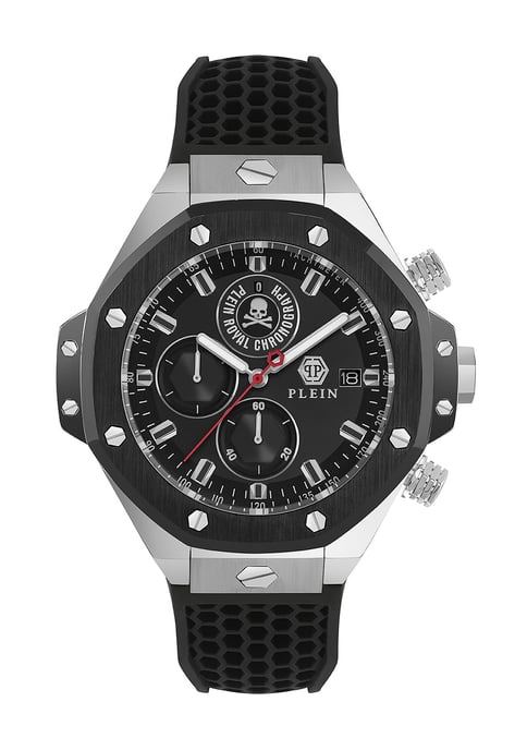 Philipp Plein Plein Chrono Royal Schwarz Herren Armbanduhr PWLFA0225 - Image 1
