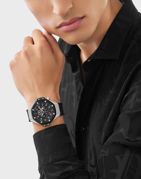 Philipp Plein Plein Chrono Royal Schwarz Herren Armbanduhr PWLFA0225 - Image 3