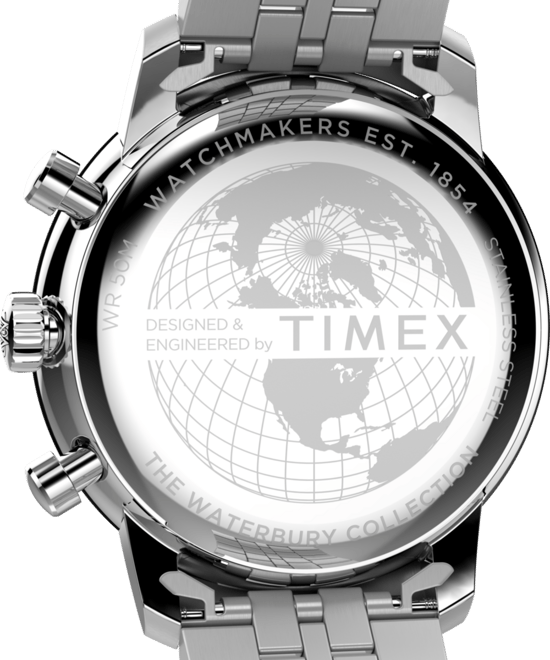 Timex Waterbury Metropolitan Herren Silberne Uhr TW2Y23600 - Image 3