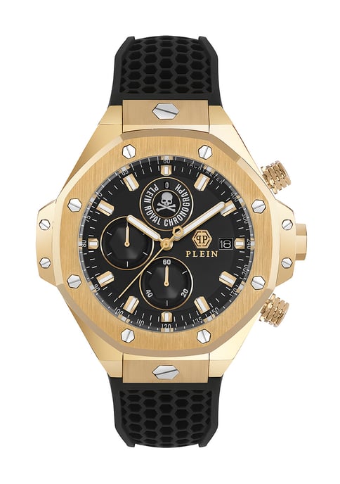 Philipp Plein Plein Chrono Royal Herren Schwarz Uhr PWLFA0325 - Image 1