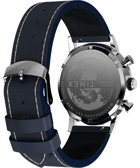 Timex Marlin Blau Herren Armbanduhr TW2W99000 - Image 4