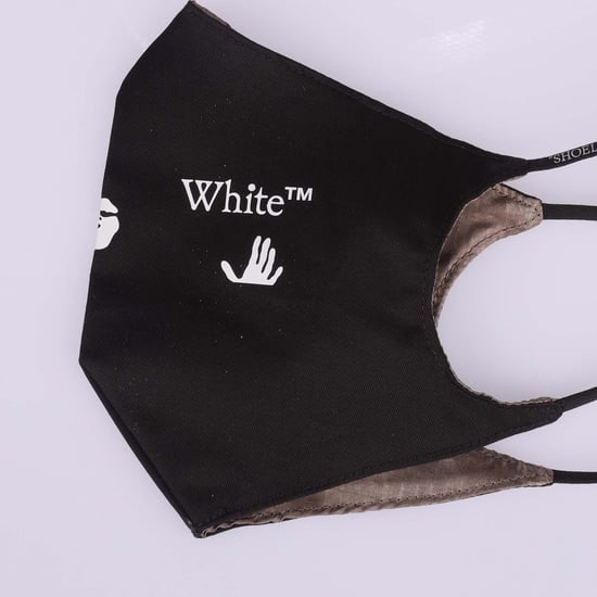 Zubehör Off White Schwimmende einfache Maske in Schwarz-Weiß - Image 2