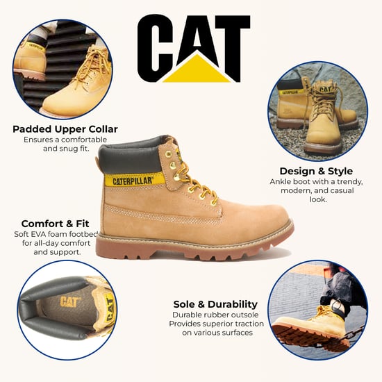 Caterpillar – Colorado 2.0 – Wanderstiefeletten aus honigbraunem Leder - Image 2
