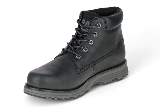 Caterpillar Herren Founder Ankle Boots aus schwarzem Leder für den Alltag - Image 4