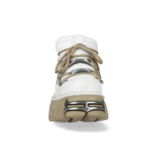 New Rock M-120N-C80 Weiße Gothic Plateau Stiefeletten - Image 5