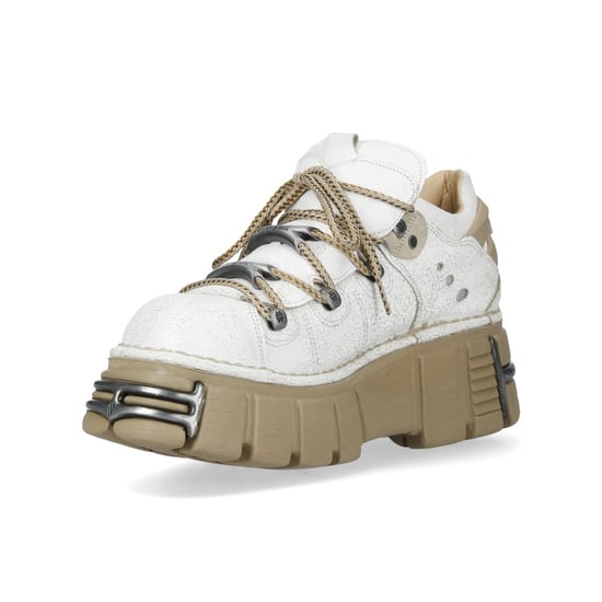 New Rock M-120N-C80 Weiße Gothic Plateau Stiefeletten - Image 6