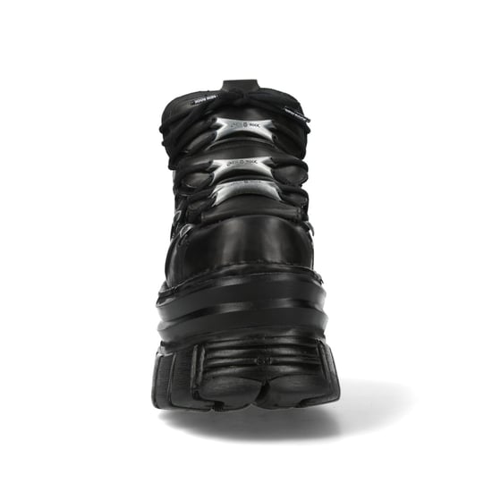 New Rock M-106-C178 Schwarze Tower Gothic Punk Chunky Stiefeletten - Image 3