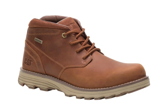 Caterpillar Herren Elude wasserdichte Arbeitsstiefel aus braunem Leder - Image 3