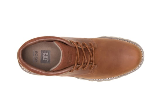 Caterpillar Herren Elude wasserdichte Arbeitsstiefel aus braunem Leder - Image 6