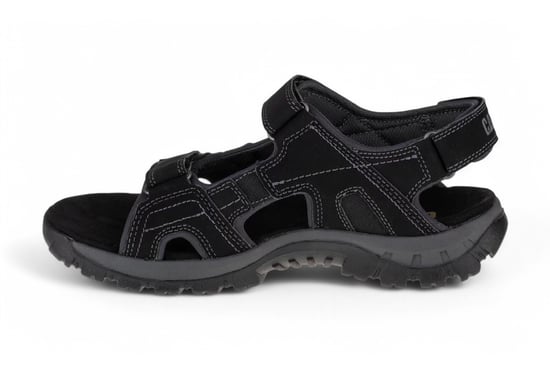 Caterpillar Giles Trekkingsandalen aus schwarzem Leder für Herren - Image 5