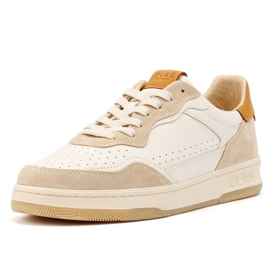 Clae Haywood Fog Leder Herren Weiße Sneakers - Image 3
