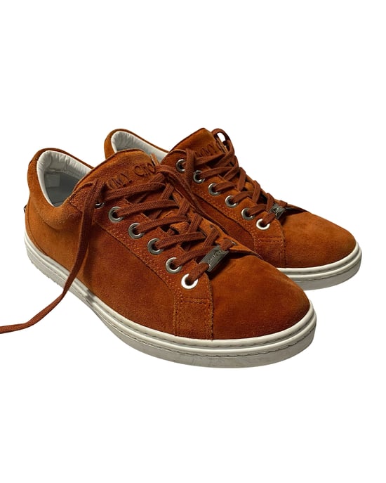 Jimmy Choo Cash Sneakers aus braunem Wildleder - Image 2