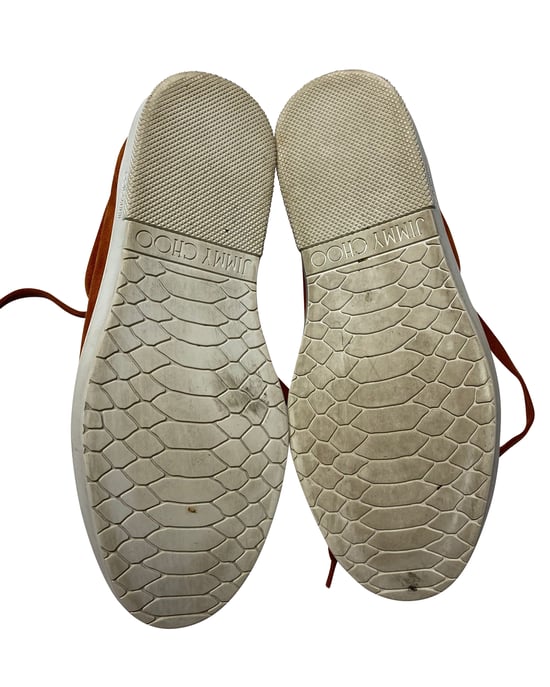 Jimmy Choo Cash Sneakers aus braunem Wildleder - Image 6