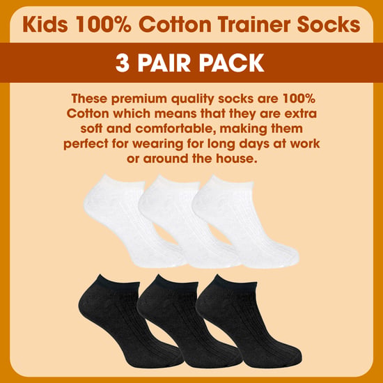 3er-Pack Kinder 100% Baumwolle Socken - Image 3