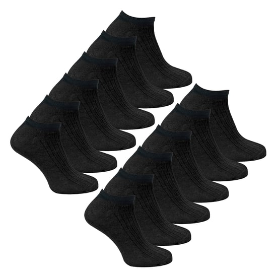 12er Pack Kinder 100% Baumwolle Trainer-Socken - Image 1