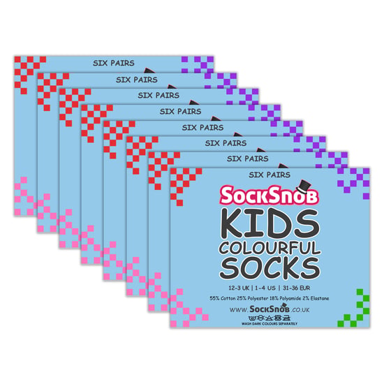 48 Paar Multipack Baumwollreiche Socken für Jungen und Mädchen - Image 2