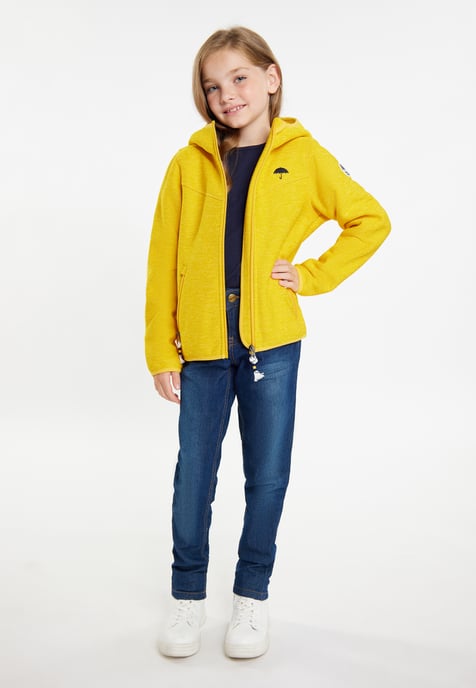 Schmuddelwedda Blouson + Tagesrucksack - SET Mädels Dunkelgelb Melange - Image 2