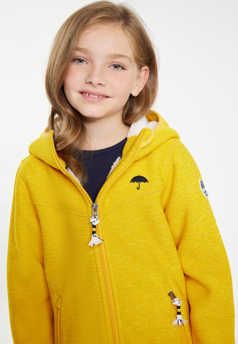 Schmuddelwedda Blouson + Tagesrucksack - SET Mädels Dunkelgelb Melange - Image 3