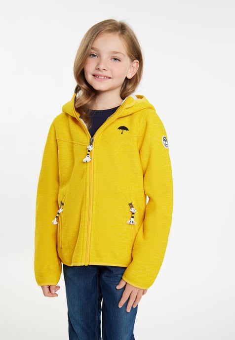 Schmuddelwedda Blouson + Tagesrucksack - SET Mädels Dunkelgelb Melange - Image 5