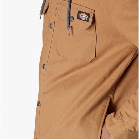 Dickies DUCK Herren Kapuzenjacke Braun - Image 3