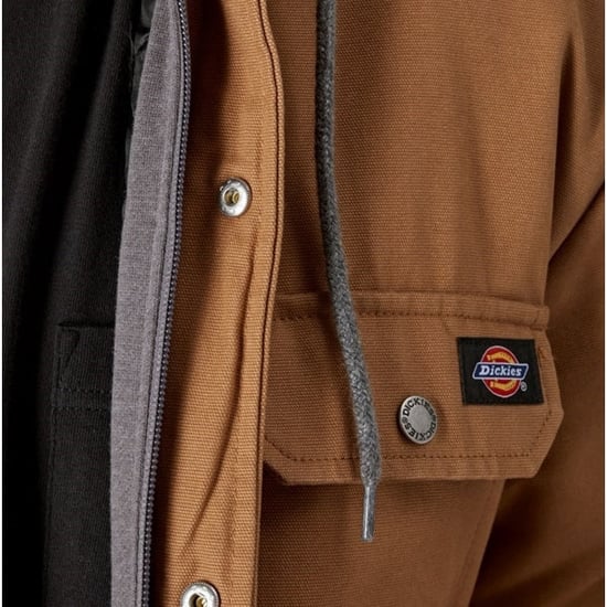 Dickies DUCK Herren Kapuzenjacke Braun - Image 5