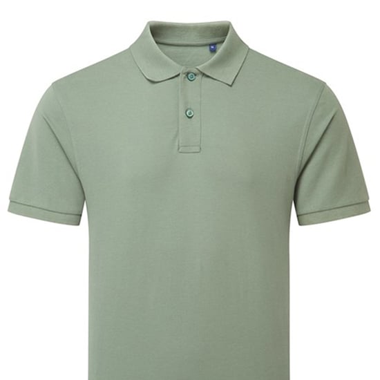 Asquith & Fox Herren Polo-Shirt, Kurzarm (Farngrün) - Image 2