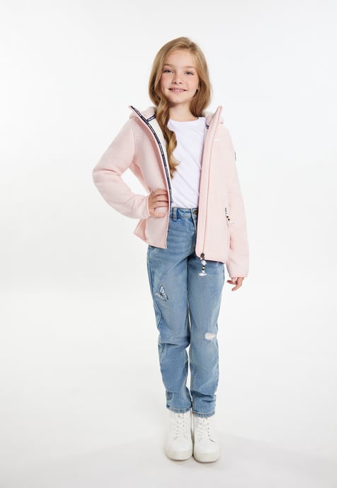 Schmuddelwedda Blouson + Tagesrucksack - SET Mädels Pastellrosa Melange - Image 2