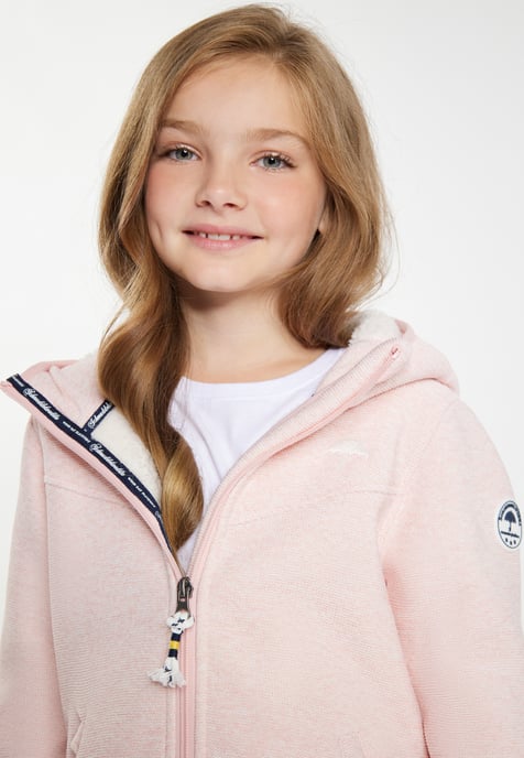 Schmuddelwedda Blouson + Tagesrucksack - SET Mädels Pastellrosa Melange - Image 3
