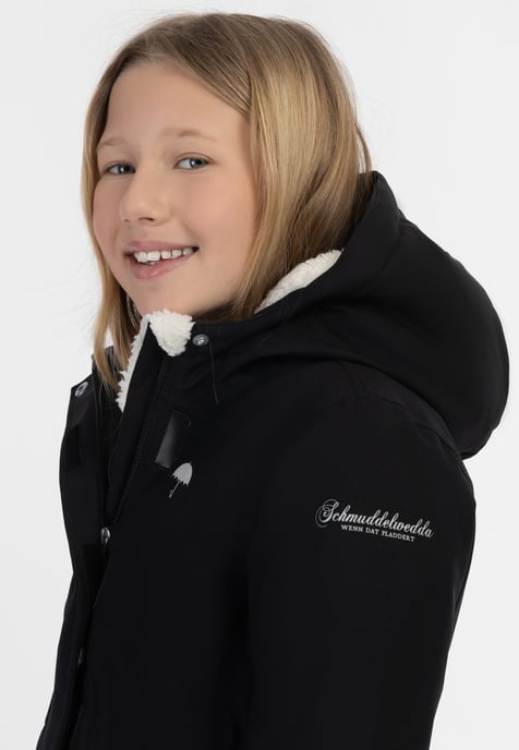Schmuddelwedda Anorak + Tagesrucksack - SET Mädels schwarz - Image 4
