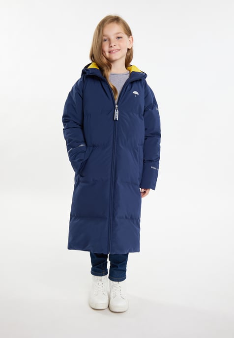 Schmuddelwedda Mantel + Tagesrucksack - SET Mädels Marine - Image 3