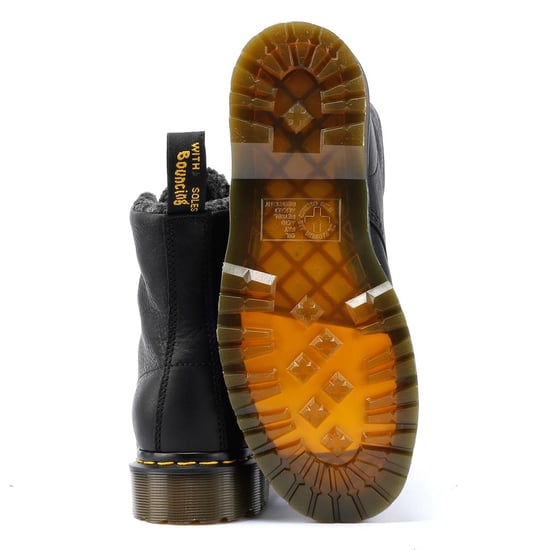 Dr. Martens 1460 WL Grizzly Leder Schwarze Stiefel - Image 4
