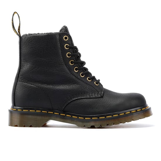 Dr. Martens 1460 WL Grizzly Leder Schwarze Stiefel - Image 5