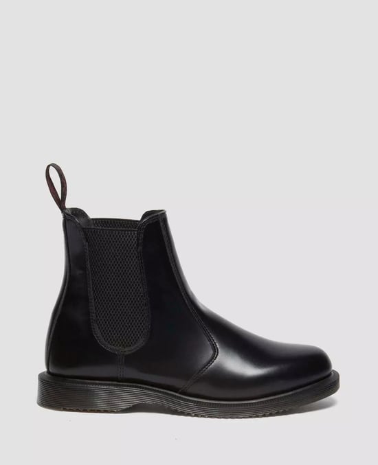 Dr. Martens Flora Chelsea Damenlederstiefel In Schwarz - Image 2