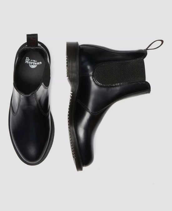 Dr. Martens Flora Chelsea Damenlederstiefel In Schwarz - Image 3