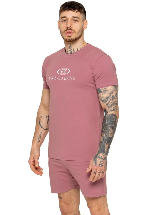 Enzo | Herren Gym-Trainingsanzug mit T-Shirt und Shorts - Image 2