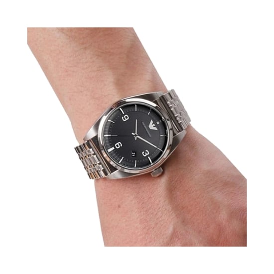 Emporio Armani Herrenuhr Quartz Silber - Image 4