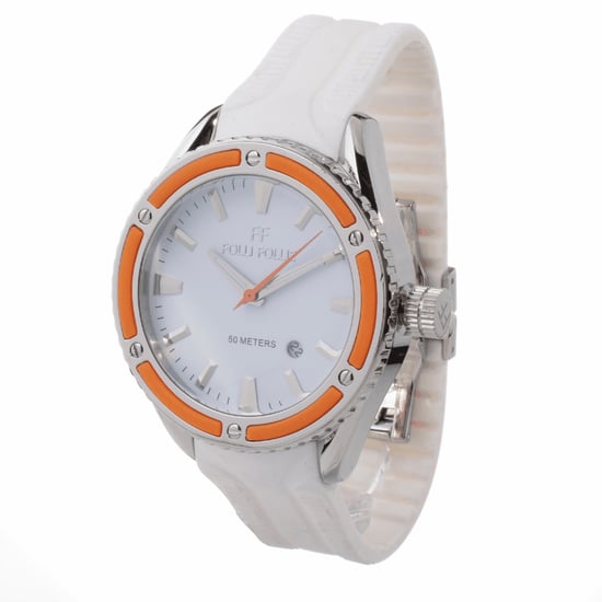 Folli Follie Damenuhr Quartz Silber Orange - Image 1