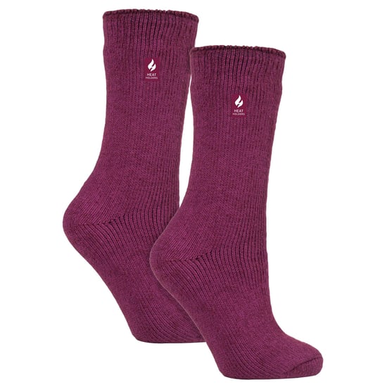 Heat Holders 2er-Pack Thermosocken für Damen, feuchtigkeitsableitend - Lila - Image 1