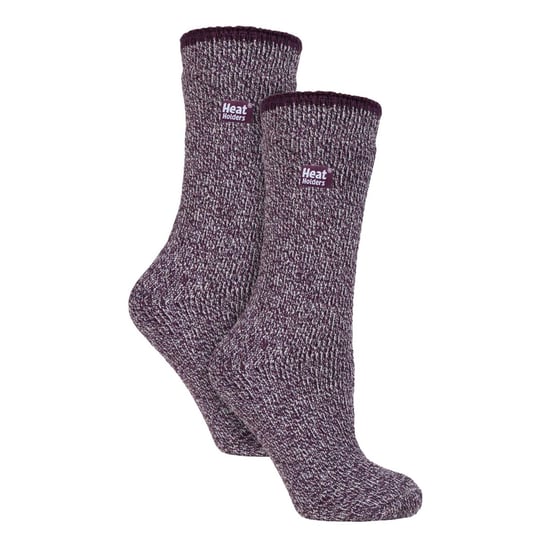 Heat Holders 2er-Pack Merinowoll-Thermosocken für Damen - Lila - Image 1