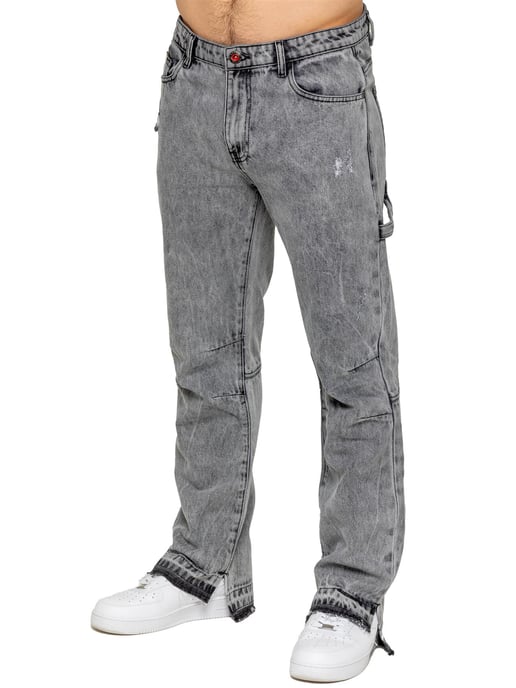 Enzo Milano | Herren Jeans mit geteiltem Saum - Image 1