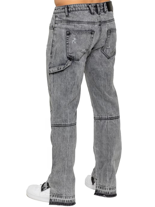 Enzo Milano | Herren Jeans mit geteiltem Saum - Image 3
