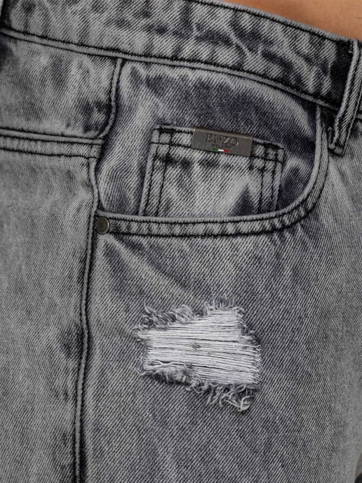 Enzo Milano | Herren Jeans mit geteiltem Saum - Image 4