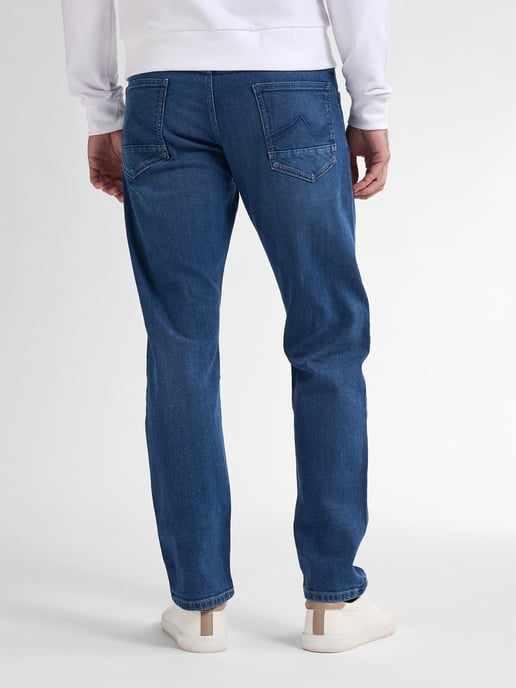 Petrol Industries - Tallis Tapered Fit Jeans Palmfront Herren - Blau - Image 4
