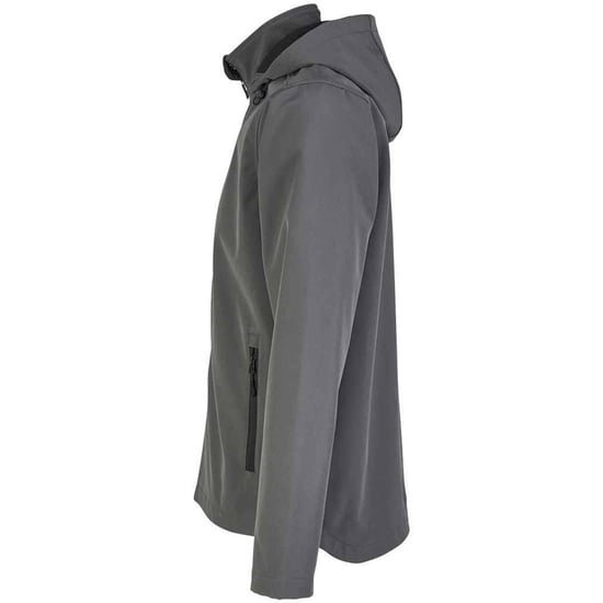 SOLS - "Race" Softshelljacke mit Kapuze für Herren (Holzkohle) - Image 3