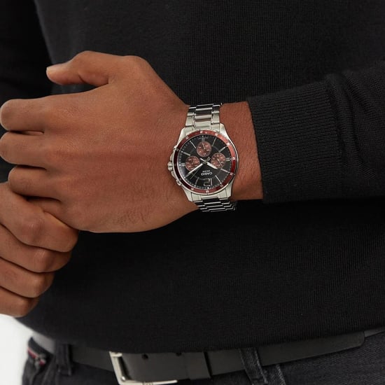 Casio Kollektion Herren Silberuhr MTP-1374PD-5AVEF - Image 4