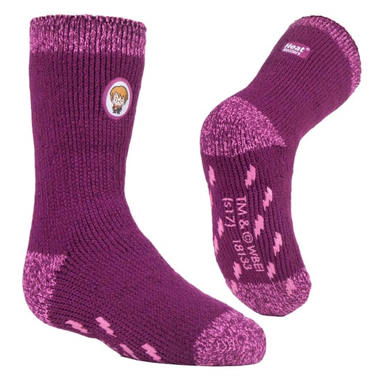 Wärmehalter - Kindercharakter rutschfeste 2.3 TOG Winter warme thermische Hausschuhsocken mit Greifern - Harry Potter Mädchen - Image 3