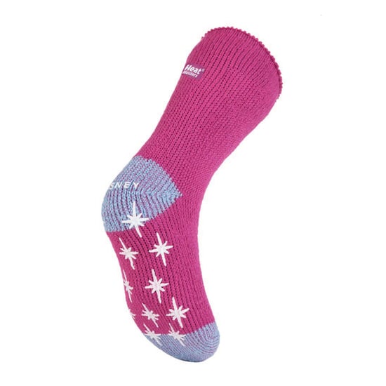 Wärmehalter - Kinder-Charakter rutschfeste 2.3 TOG Winter warme thermische Pantoffel Socken mit Greifern - Disney Princess - Image 3