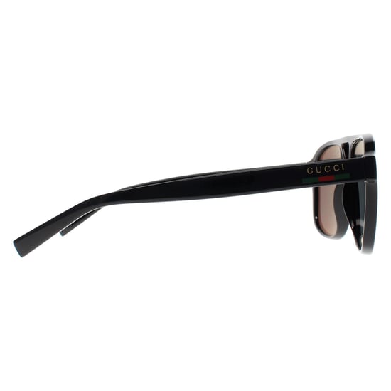 Gucci Aviator Herren glänzend schwarz grau polarisiert GG1856S - Image 4