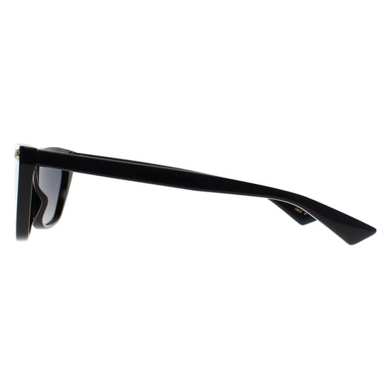 Gucci Cat Eye Womens glänzend schwarz grau Gradient polarisiert GG1815S - Image 3