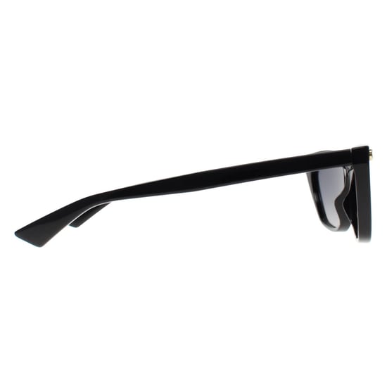Gucci Cat Eye Womens glänzend schwarz grau Gradient polarisiert GG1815S - Image 4